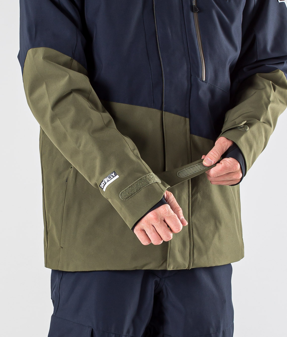 army green snowboard jacket