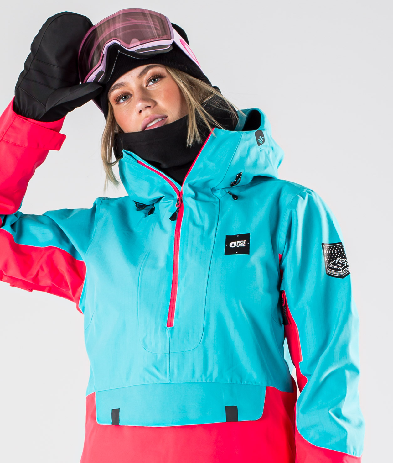 over the head snowboard jacket