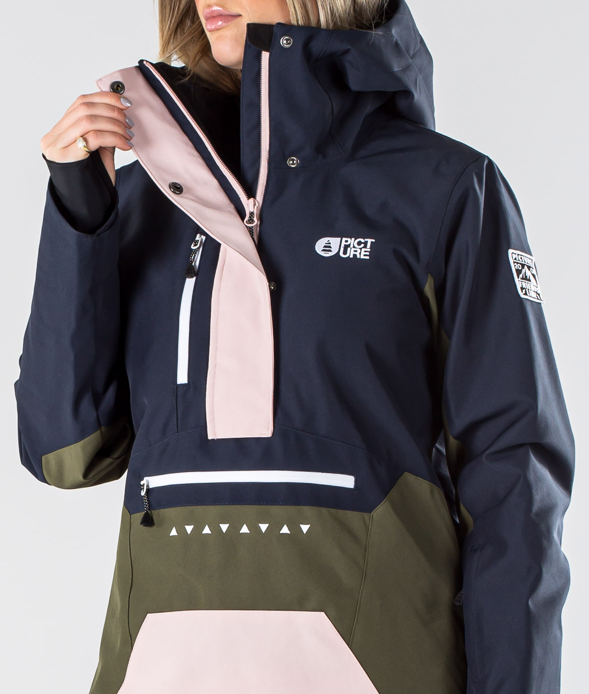 navy snowboard jacket