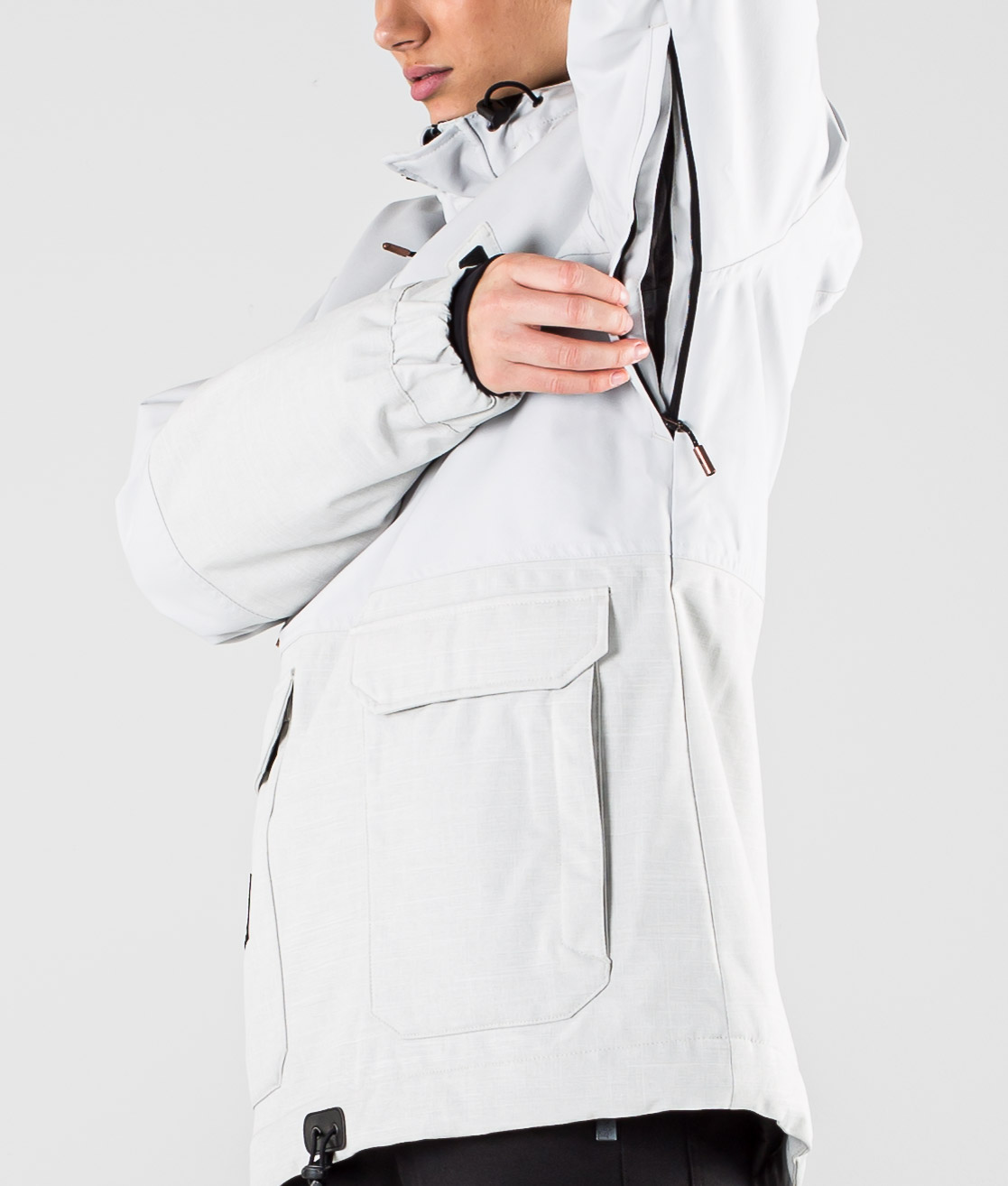 longline snowboard jacket