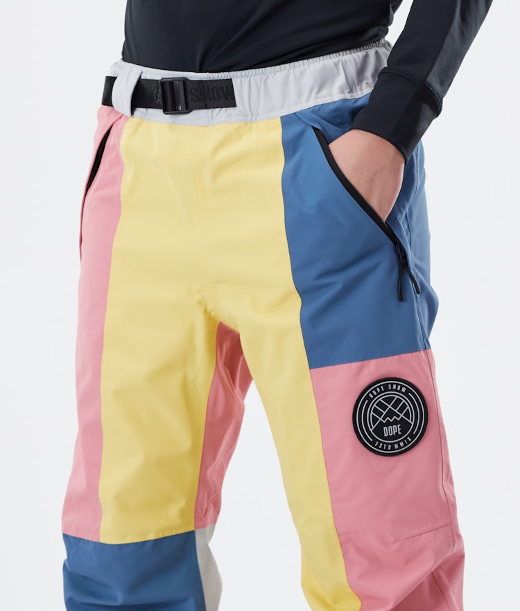Dope Blizzard W 2020 Spodnie Snowboardowe Kobiety Limited Edition Pink Patchwork