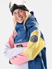 Dope Blizzard W 2020 Snowboardjakke Dame Limited Edition Pink Patchwork