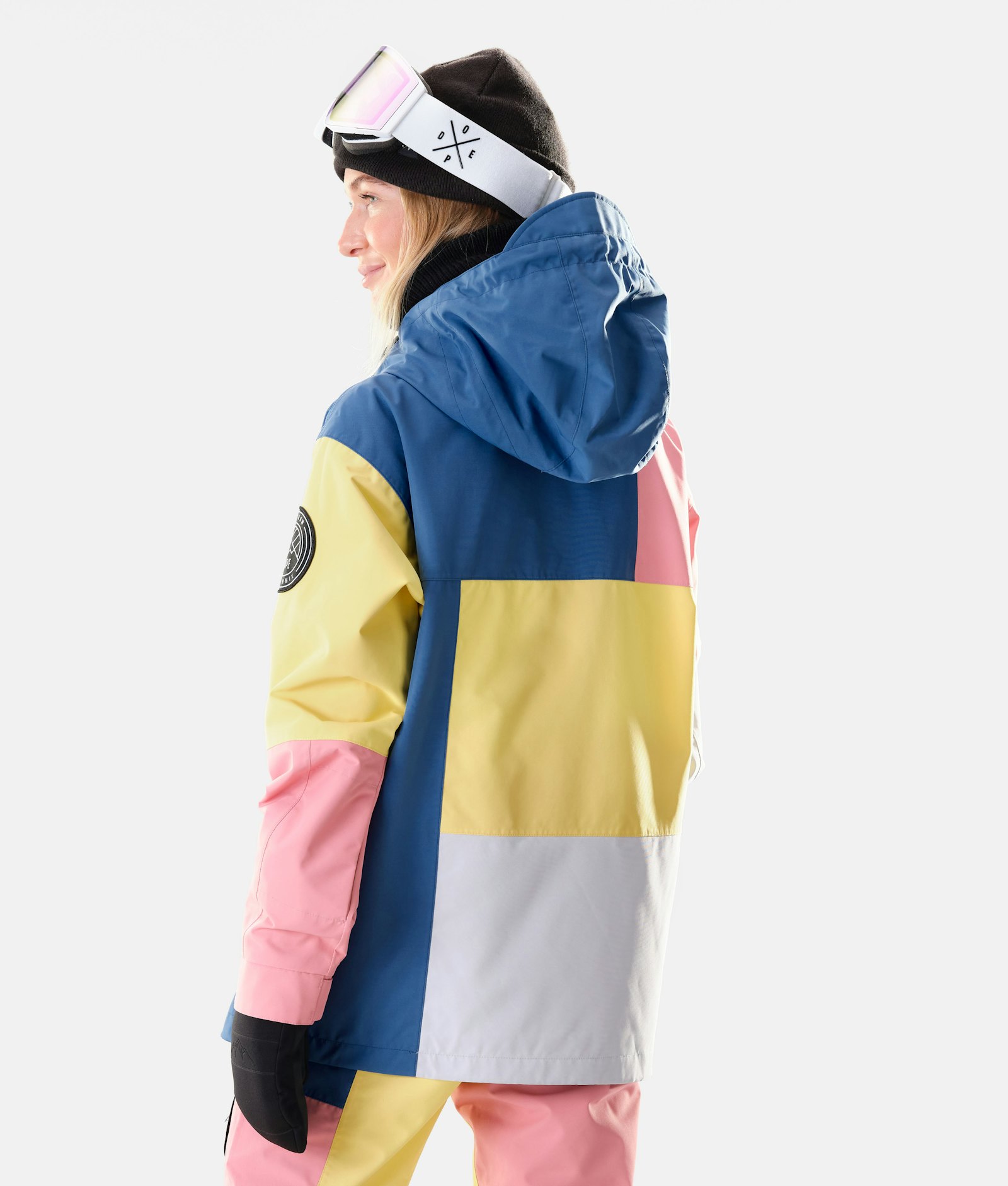 Dope Blizzard W 2020 Snowboard Jacket Women Limited Edition Pink Patchwork