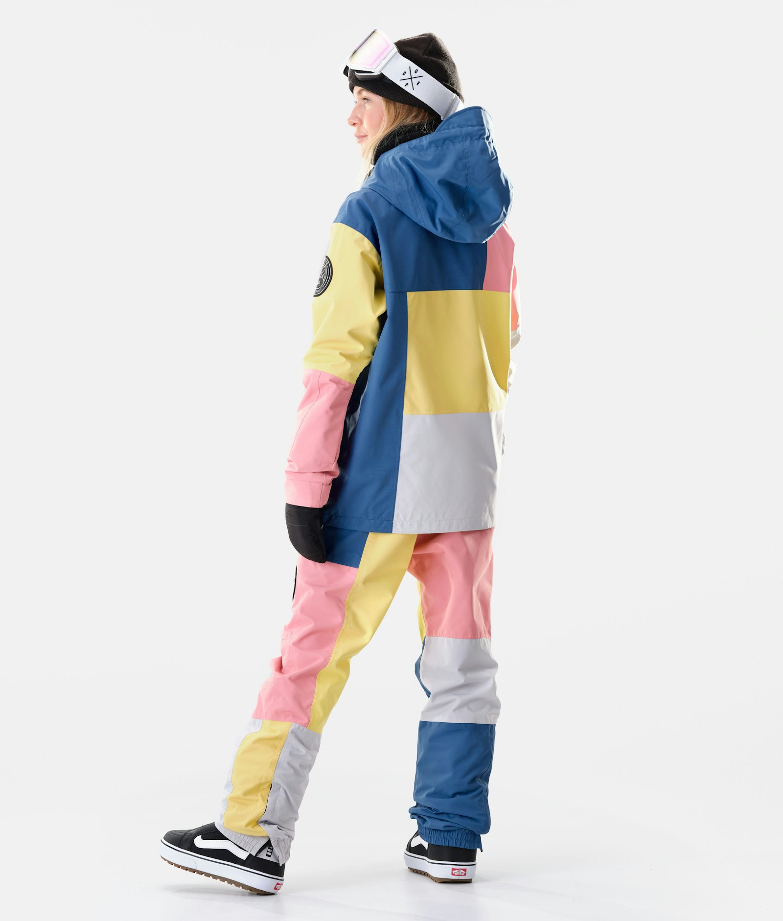 Dope Blizzard W 2020 Veste Snowboard Femme Limited Edition Pink Patchwork