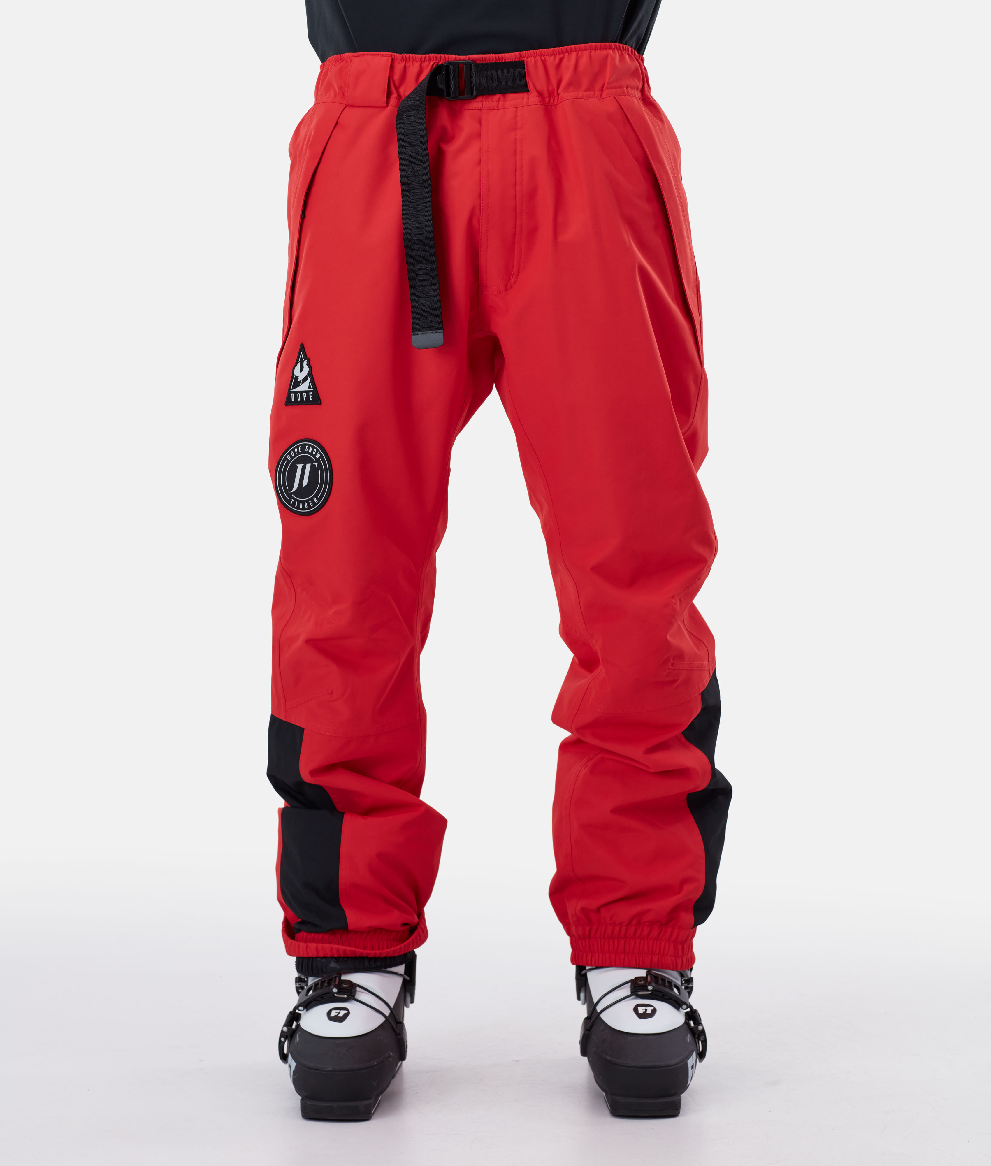 Ski Pants Deep Red Waterproof 2000mm Windproof Breathable Trespass Stormrider 