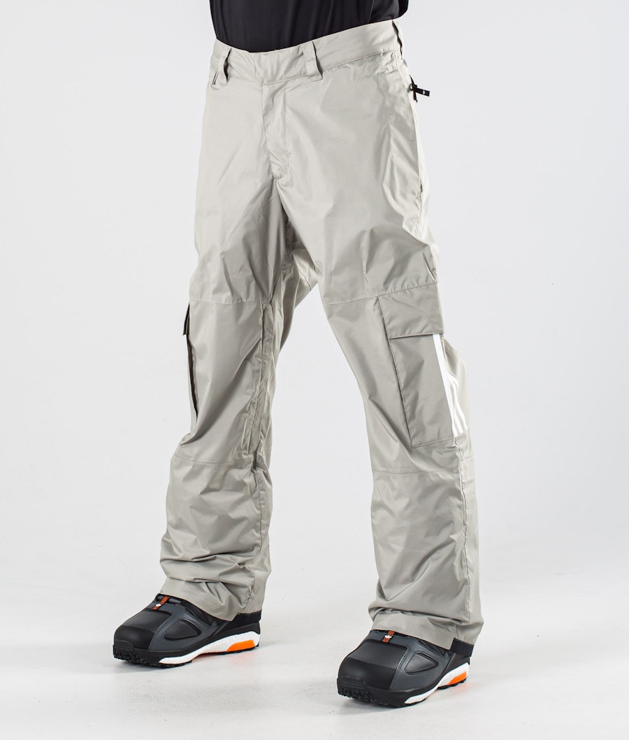 Adidas Snowboarding 10k Cargo Snowboard Broek Feather Grey/White/Orange