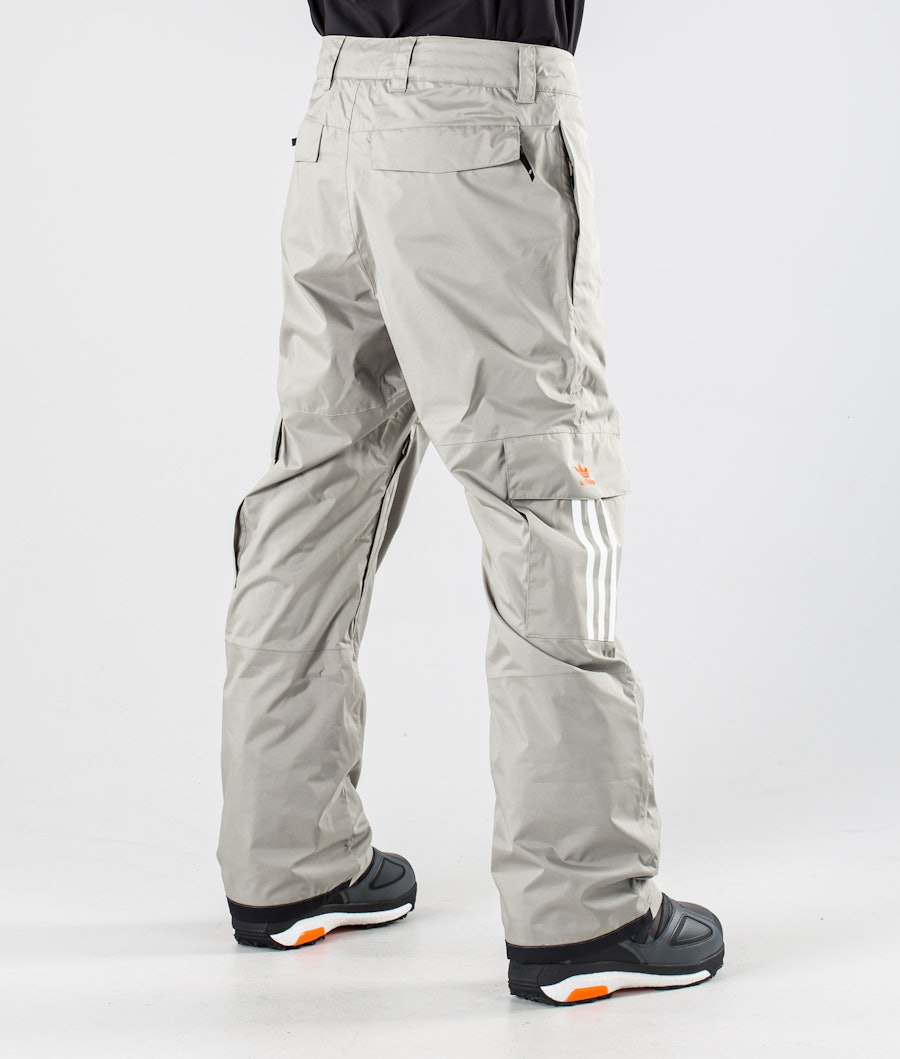 Adidas Snowboarding 10k Cargo Snowboardbyxa Herr Feather Grey/White/Orange