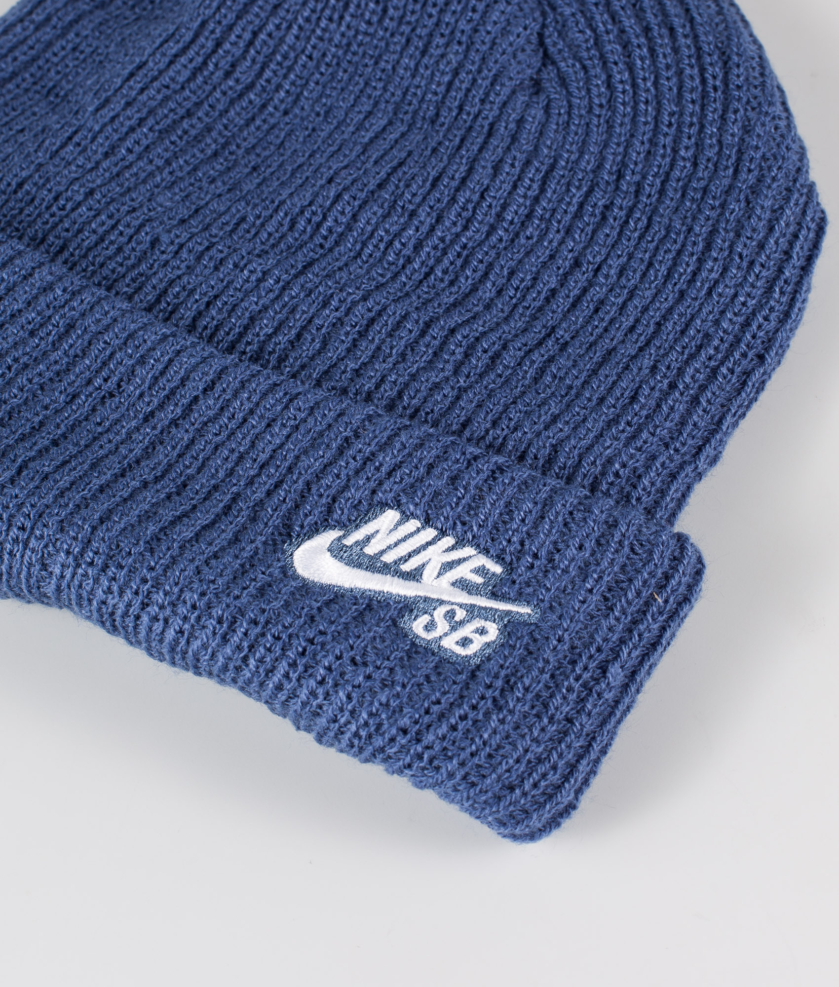 navy blue fisherman beanie