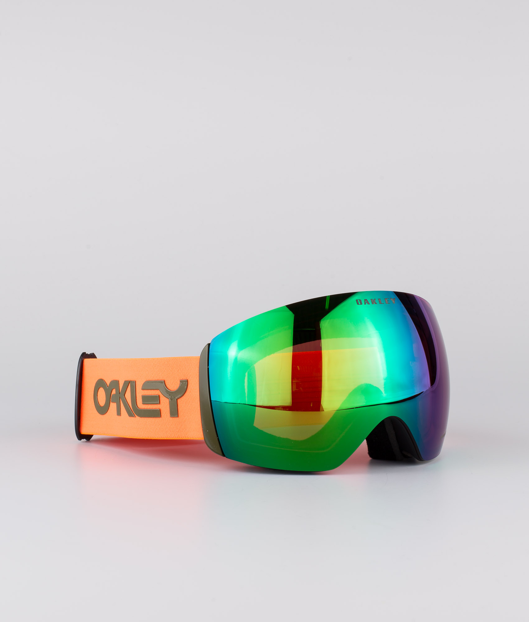 orange oakley ski goggles