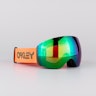 Oakley Flight Deck XL Skidglasögon Factory Pilot Orange Dark Brush With Prizm Snow Jade Lens