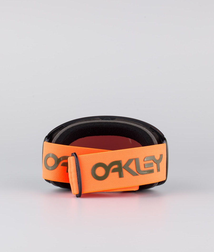 Oakley Flight Deck XL Ski Goggles Men Factory Pilot Orange Dark Brush With  Prizm Snow Jade Lens 