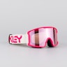 Oakley Line Miner XM Skidglasögon Factory Pilot Rubine Grey With Prizm Snow Hi Pink Lens