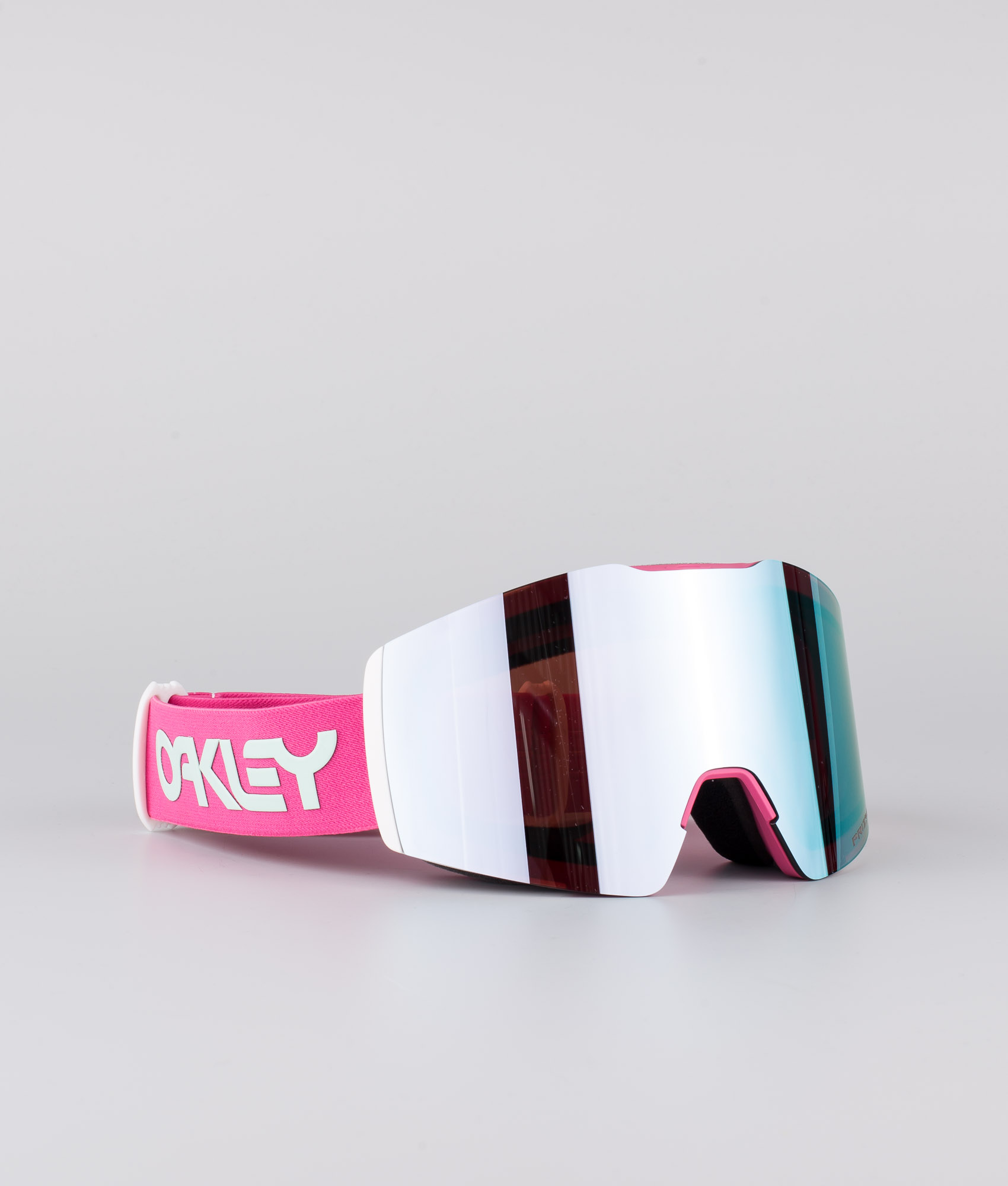 Oakley Fall Line XM Ski Goggles Men Factory Pilot Rubine Jasmine With Prizm  Snow Sapphire Lens 
