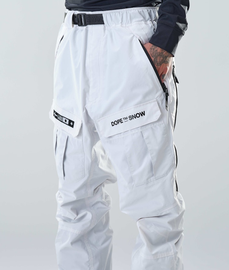 KB Antek Pantalon de Snowboard Homme White, Image 4 sur 5