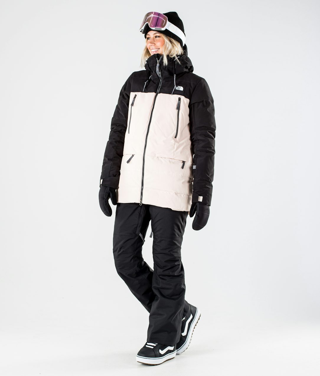 The North Face Pallie Down Snowboard Jacket Tnf Black Morning Pink Ridestore Com The North Face Pallie Down Snowboard Jacket Tnf Black Morning Pink Ridestore Com