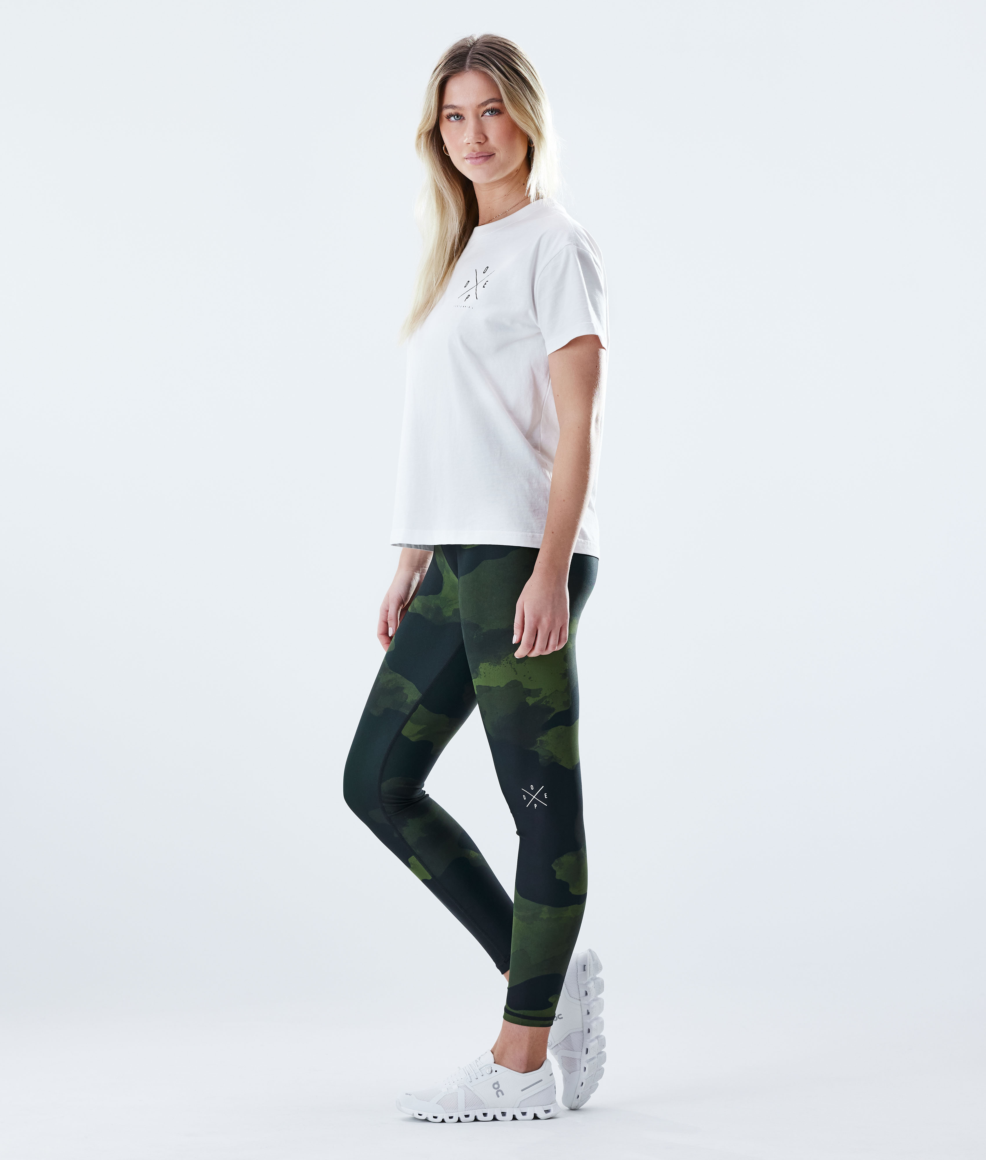 Ankle Fit Mixed Cotton with Spandex Stretchable Leggings Parrot Green