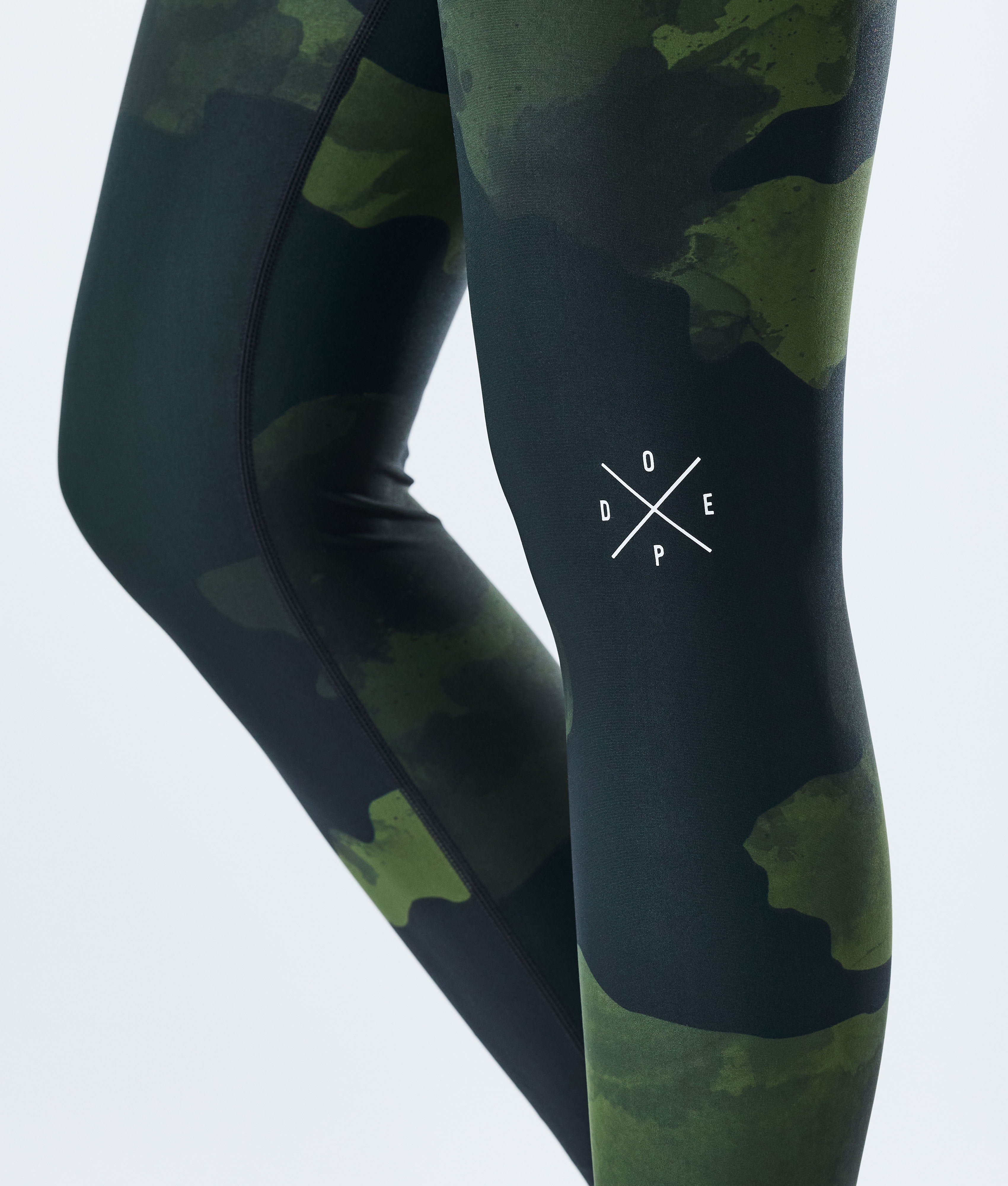 Dope Razor Women s Leggings Green Camo