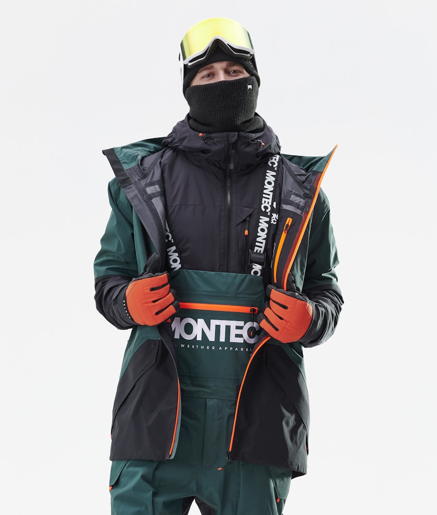 Montec Fenix 3L Veste Snowboard Homme Dark Atlantic Black