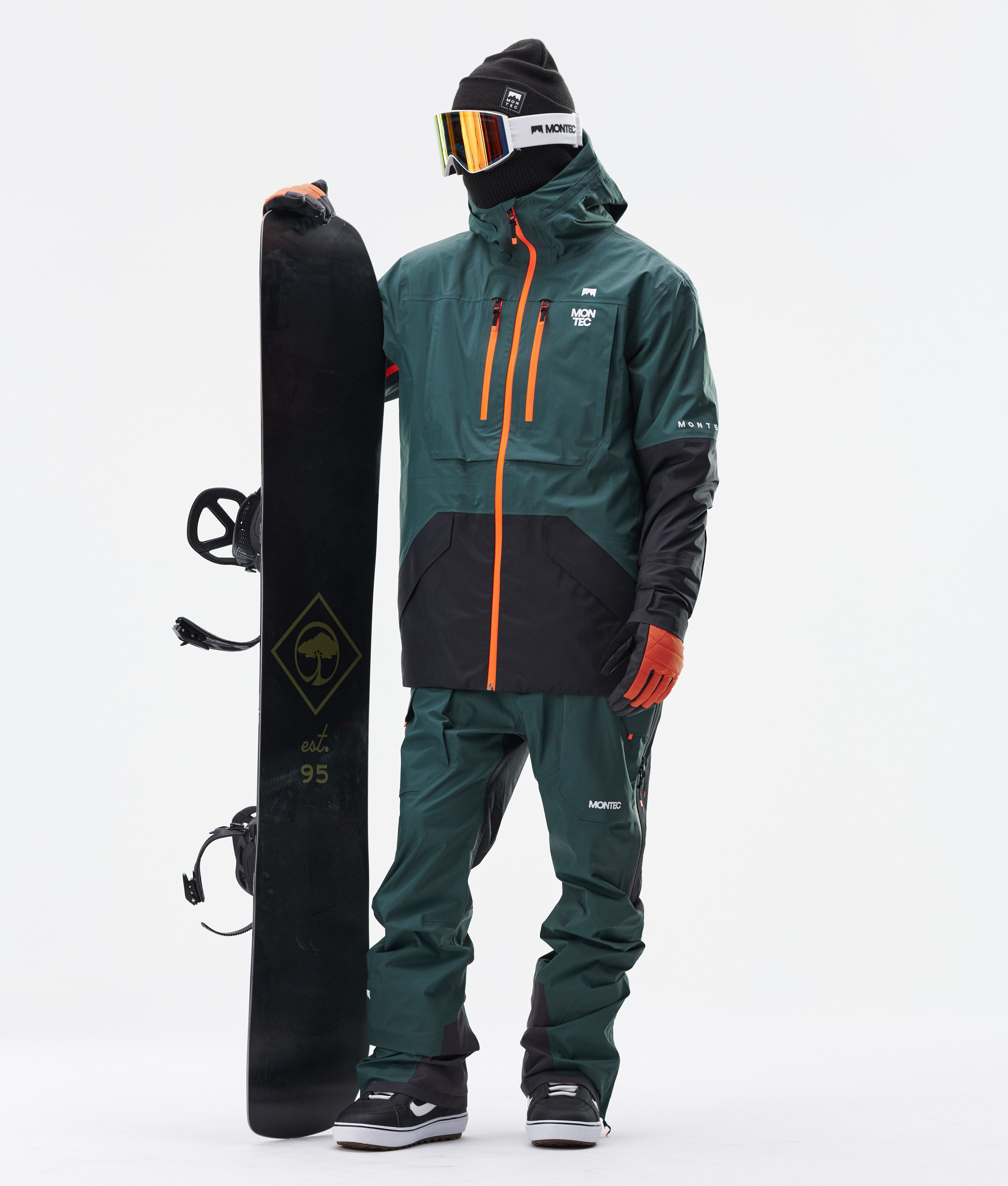 Montec Fenix 3L Men's Snowboard Jacket Dark Atlantic/Black