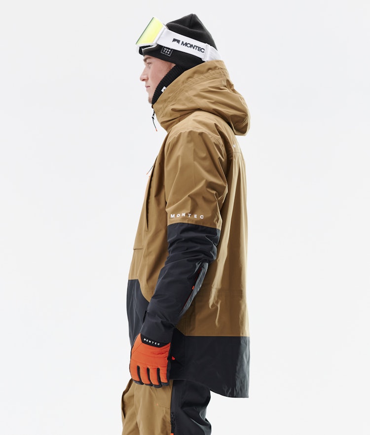 Montec Fenix 3L Veste Snowboard Homme Gold/Black Renewed, Image 3 sur 9