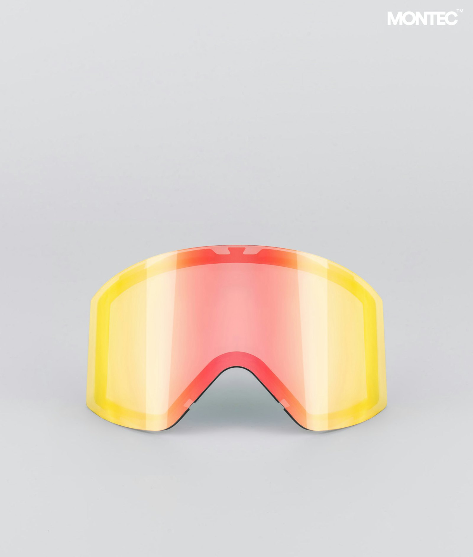 Montec Scope 2020 Goggle Lens Large Ecran de remplacement pour masque de ski Ruby Red