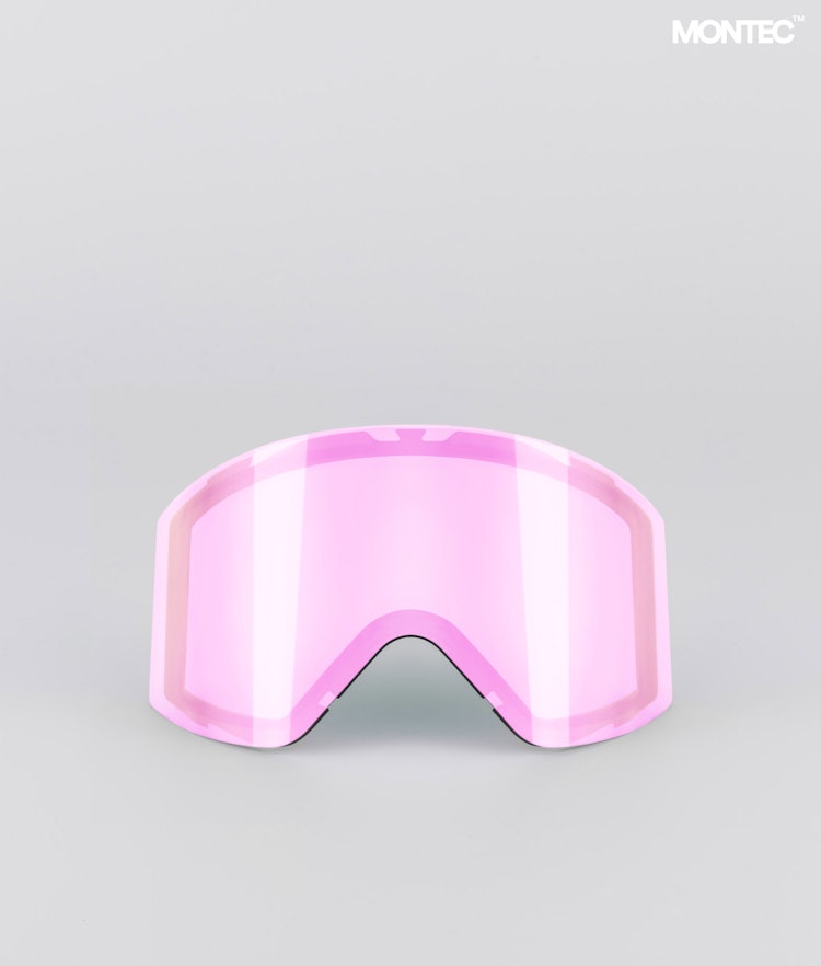 Scope 2020 Goggle Lens Large Snow Vervangingslens Pink Sapphire
