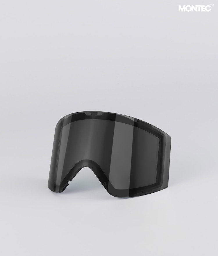 Montec Scope 2020 Goggle Lens Large Ecran de remplacement pour masque de ski Black