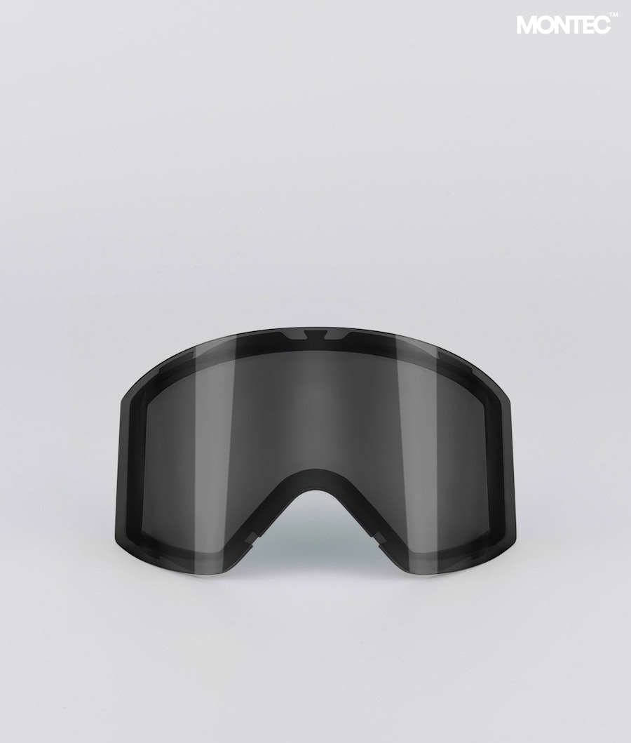 Montec Scope 2020 Goggle Lens Large Ecran de remplacement pour masque de ski Homme Black