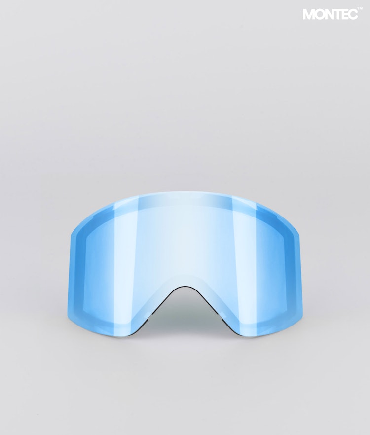 Montec Scope 2020 Goggle Lens Large Ecran de remplacement pour masque de ski Moon Blue