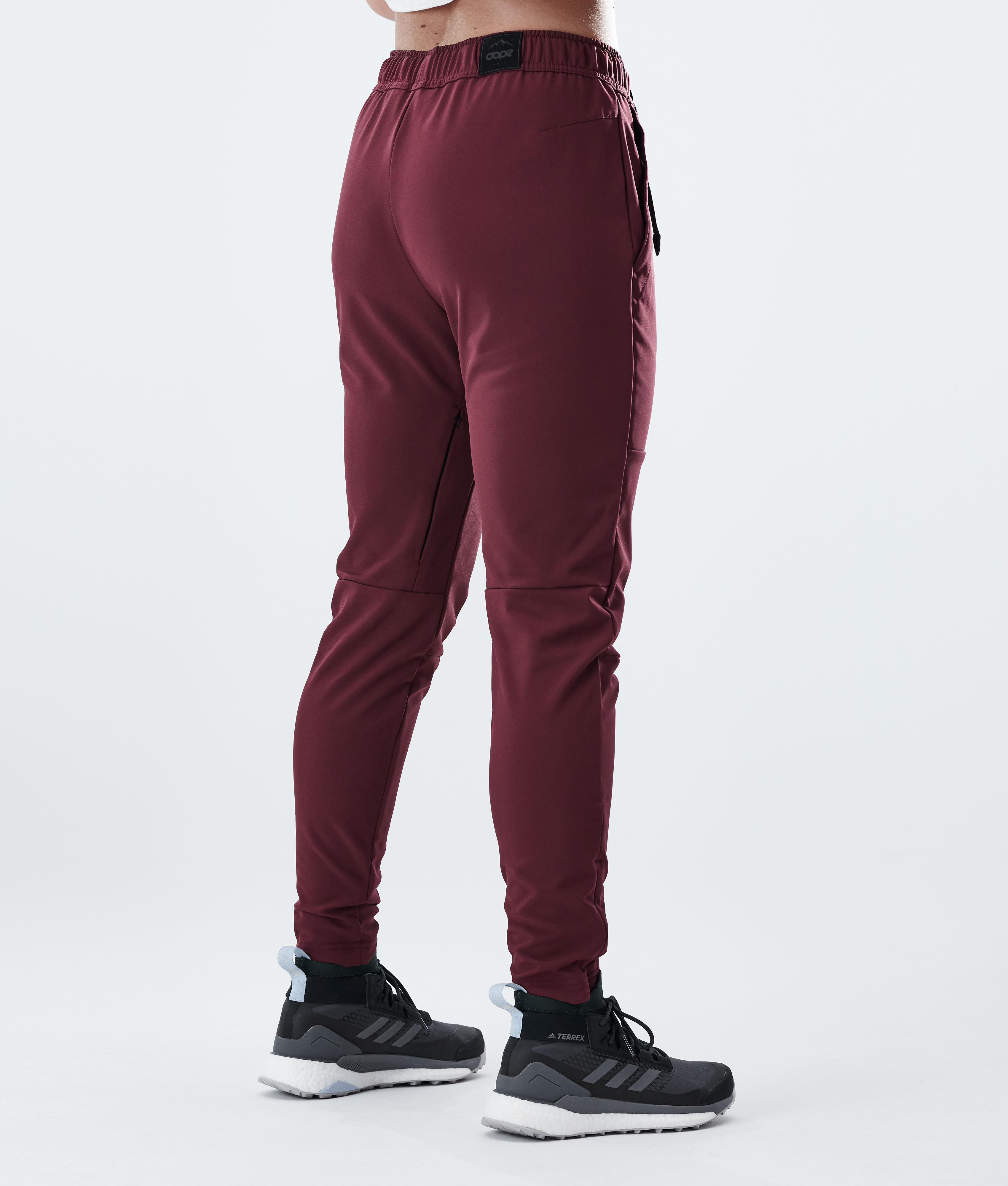 Maroon track best sale pants womens