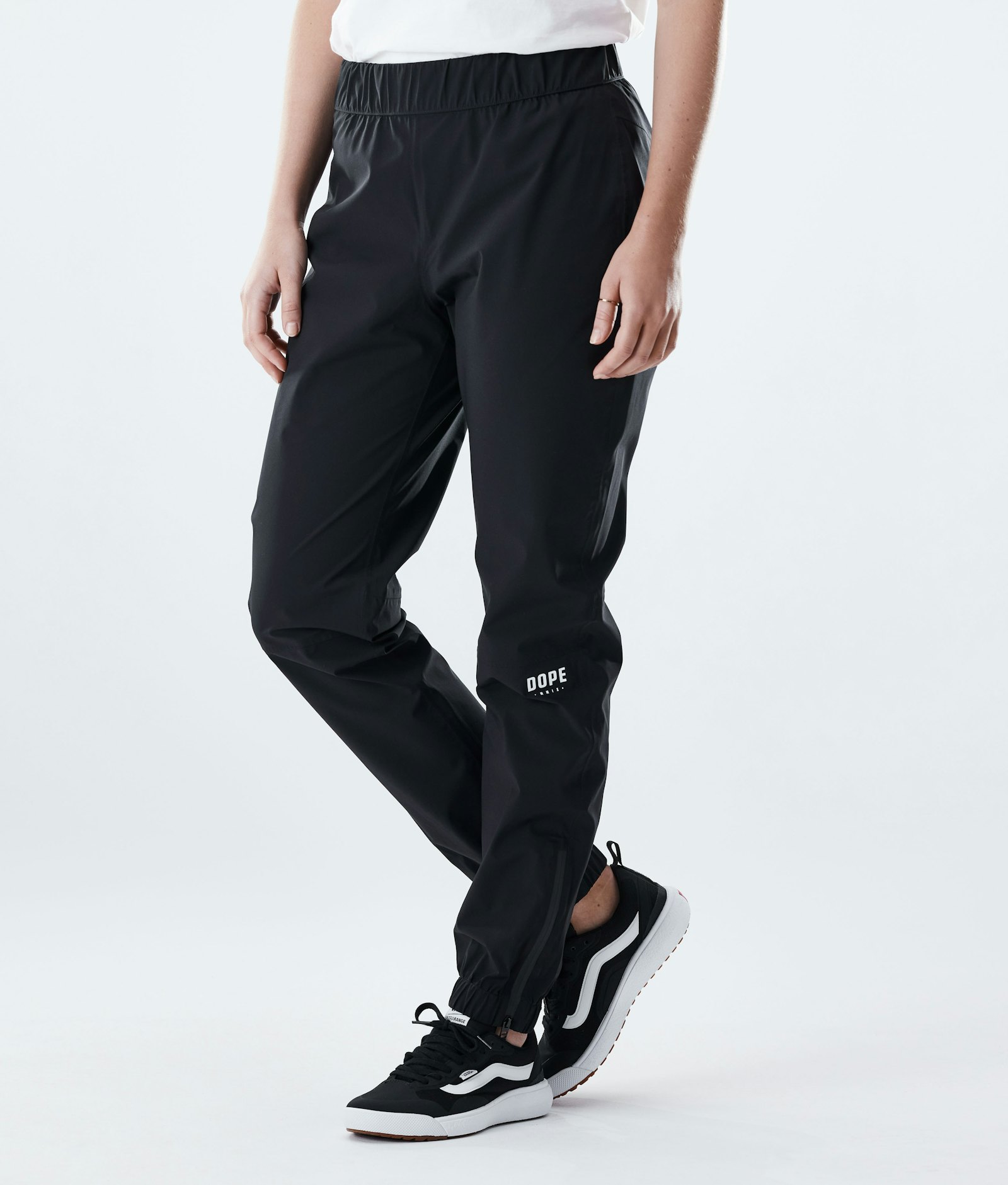 Dope Drizzard W Pantalones Impermeables Mujer Black