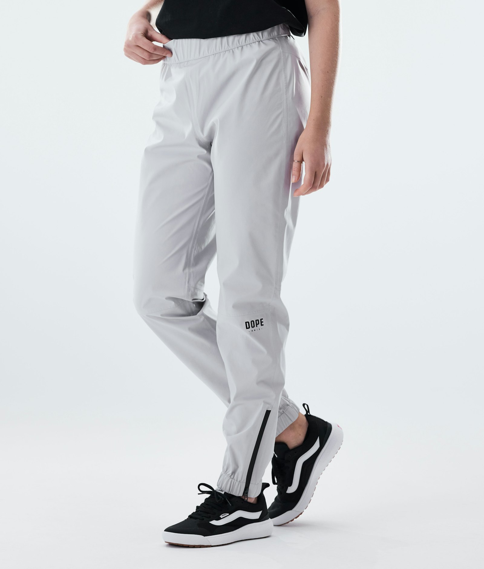 Dope Drizzard W Pantalones Impermeables Mujer Light Grey - Gris