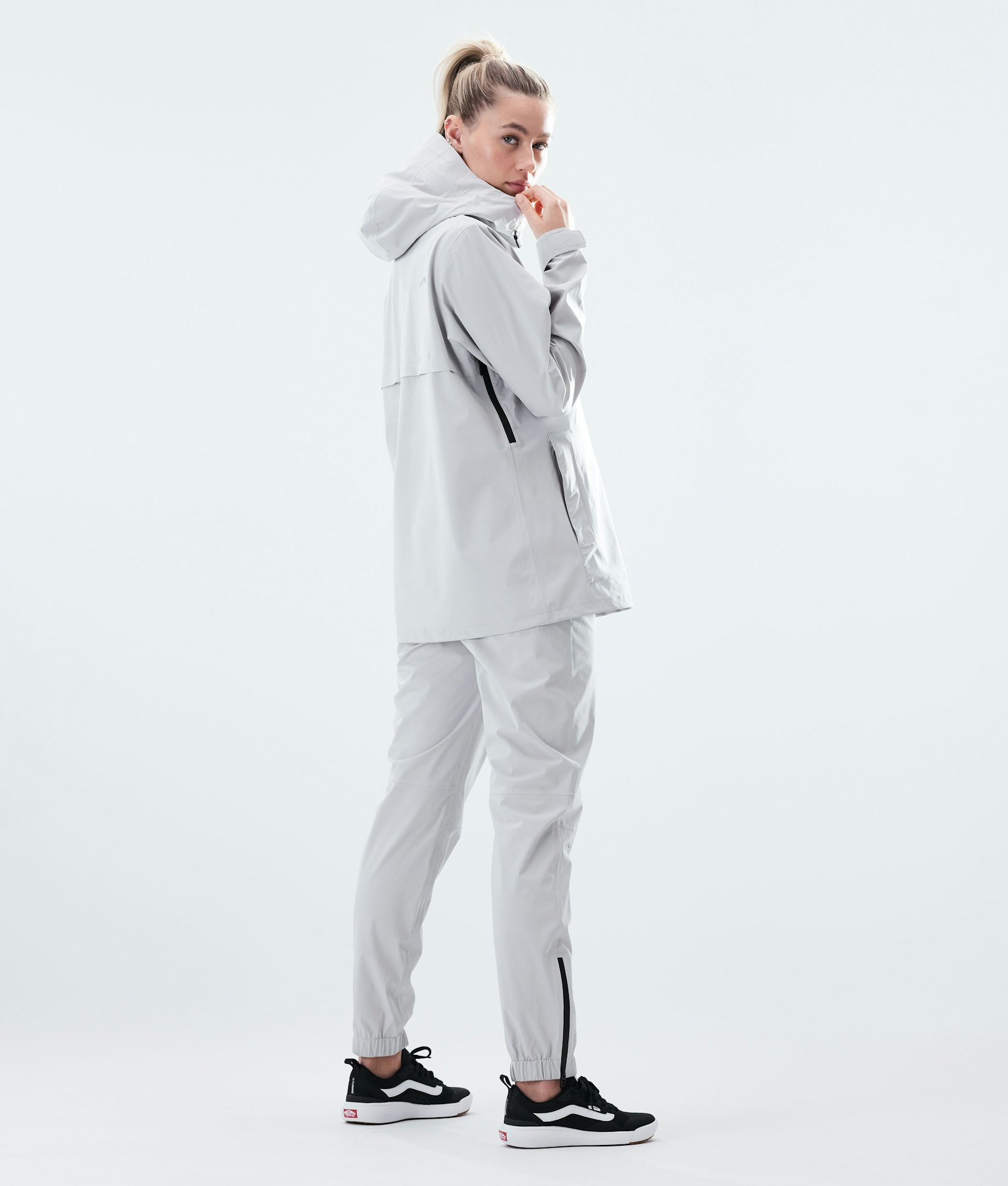Drizzard W Pantalones Impermeables Mujer Light Grey
