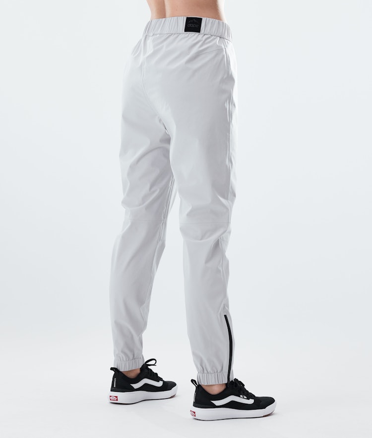 Dope Drizzard W Pantalones Impermeables Mujer Light Grey