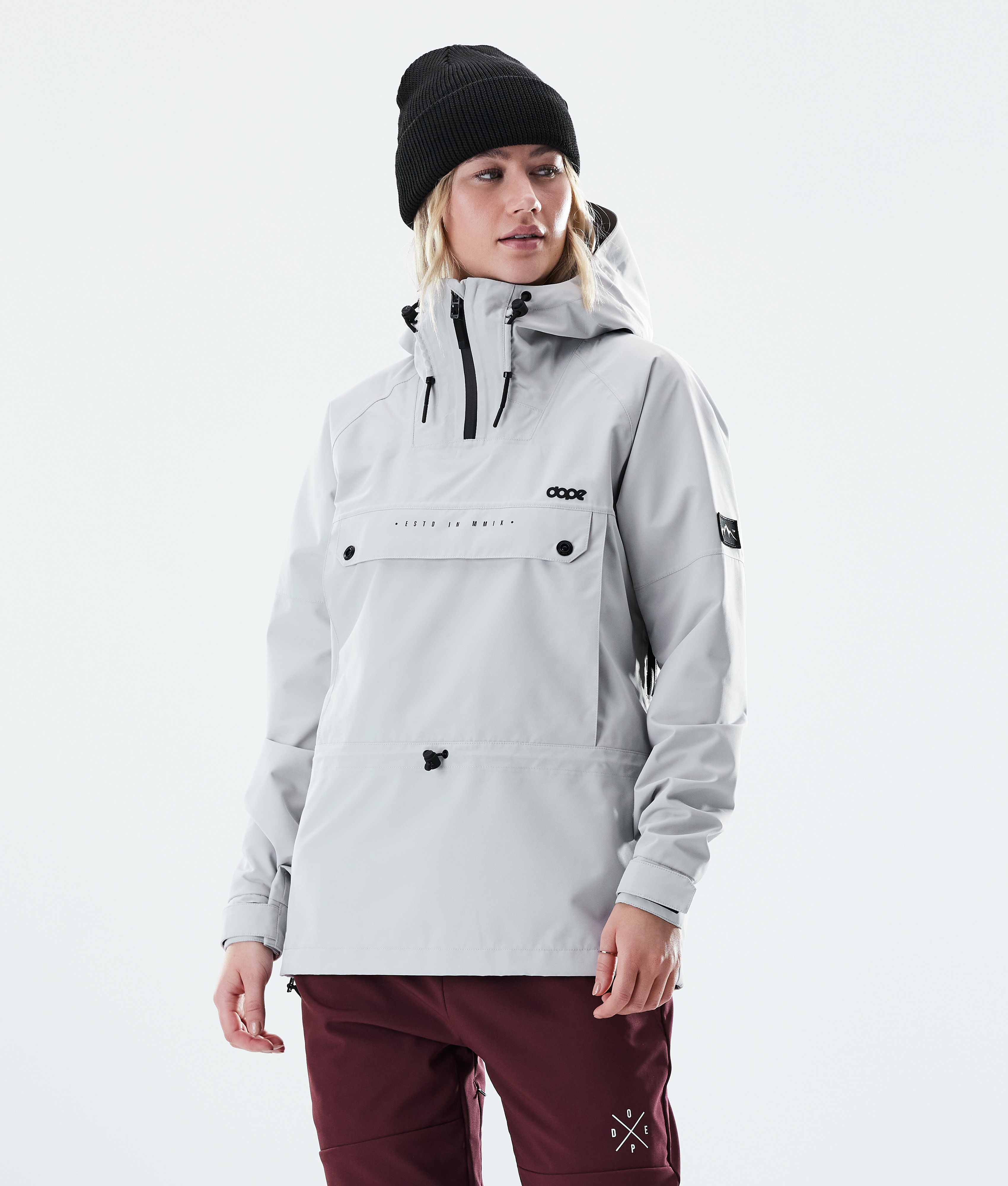 Dope Hiker W Women's Outdoor Jacket Light Grey