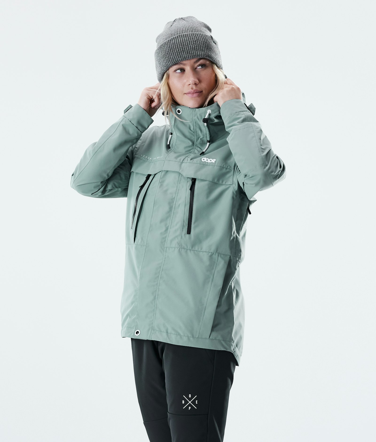 Dope Trekker W Giacca Outdoor Donna Faded Green