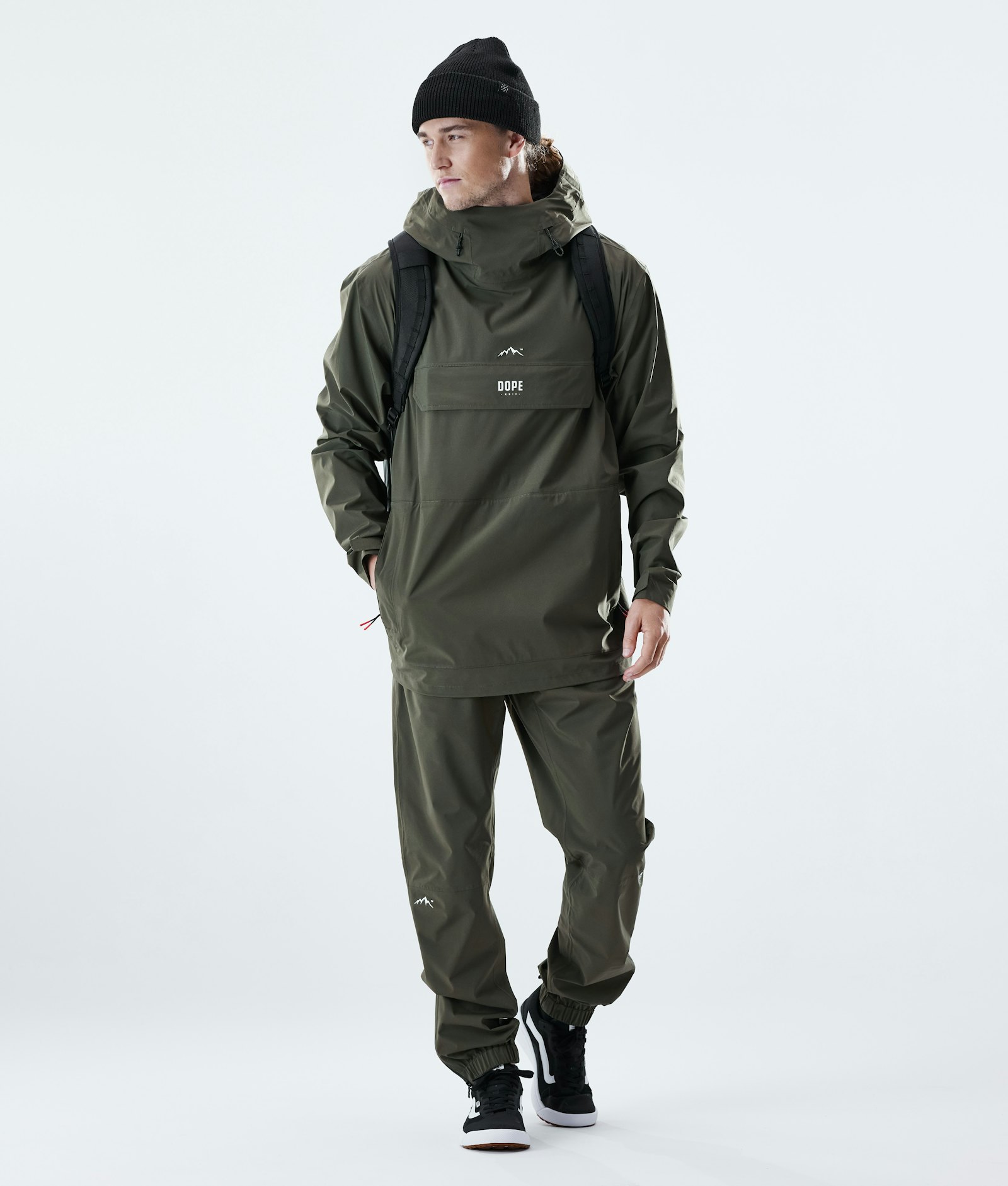 Drizzard Pantalones Impermeables Hombre Olive Green