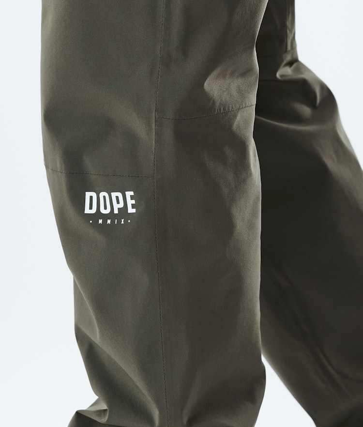 Dope Drizzard Pantalones Impermeables Hombre Olive Green