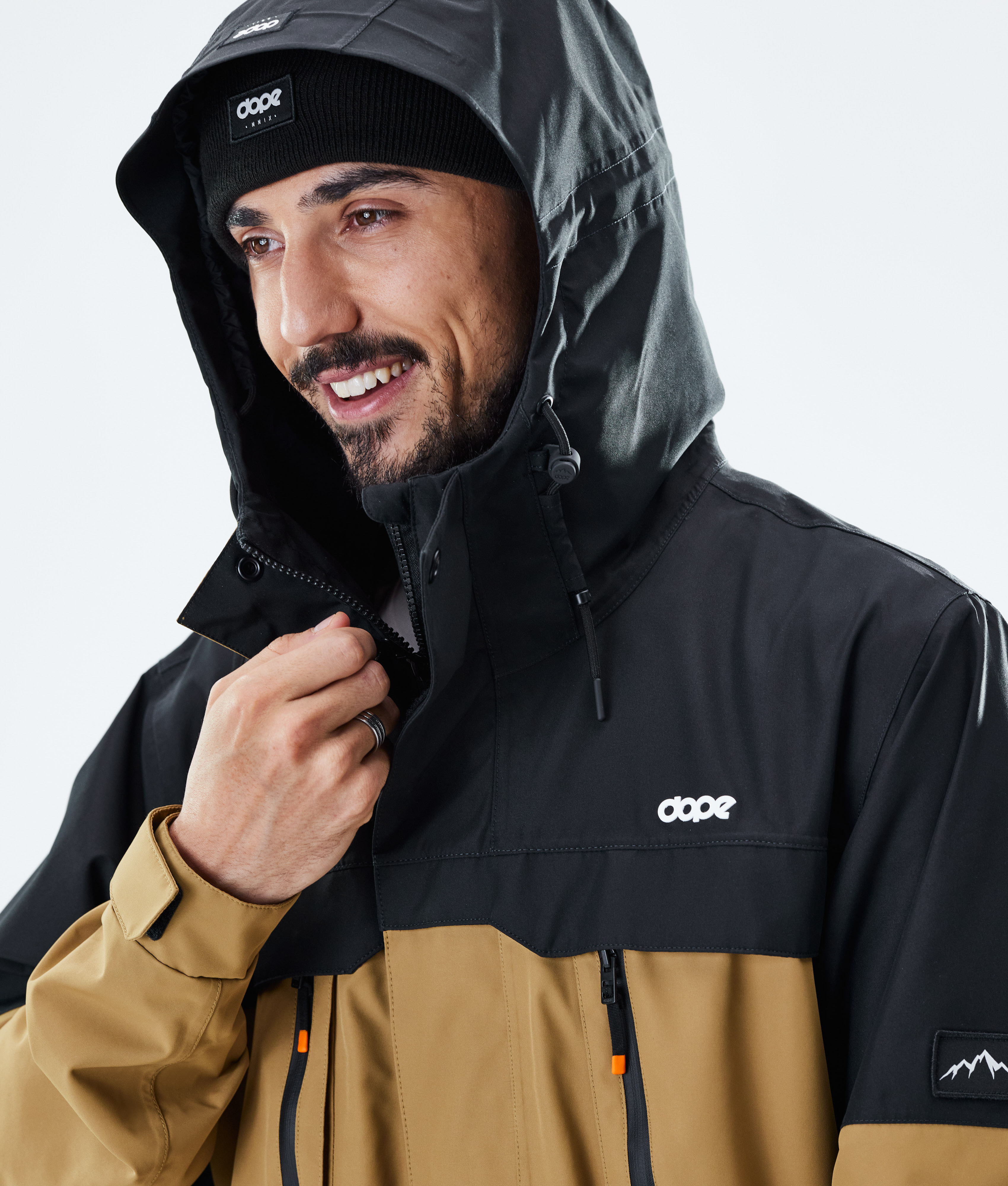 Black clearance gold windbreaker