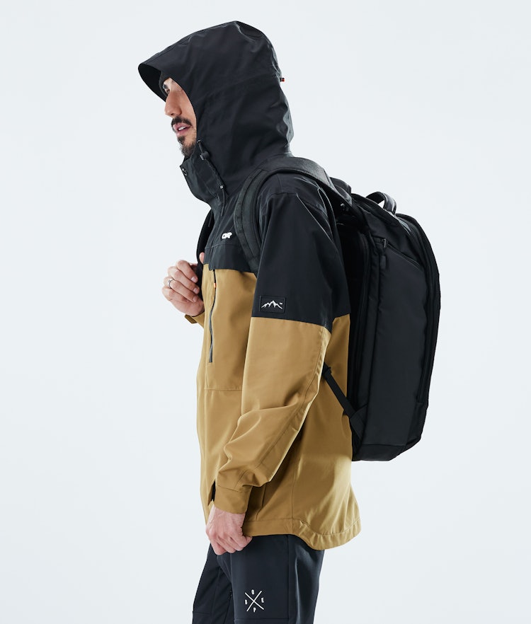 Trekker Outdoor Jacket Men Black/Gold, Image 6 of 8