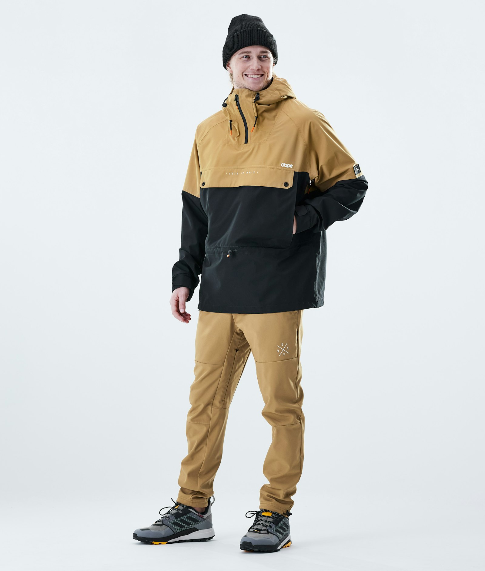 Hiker Outdoor Jacket Men Gold/Black