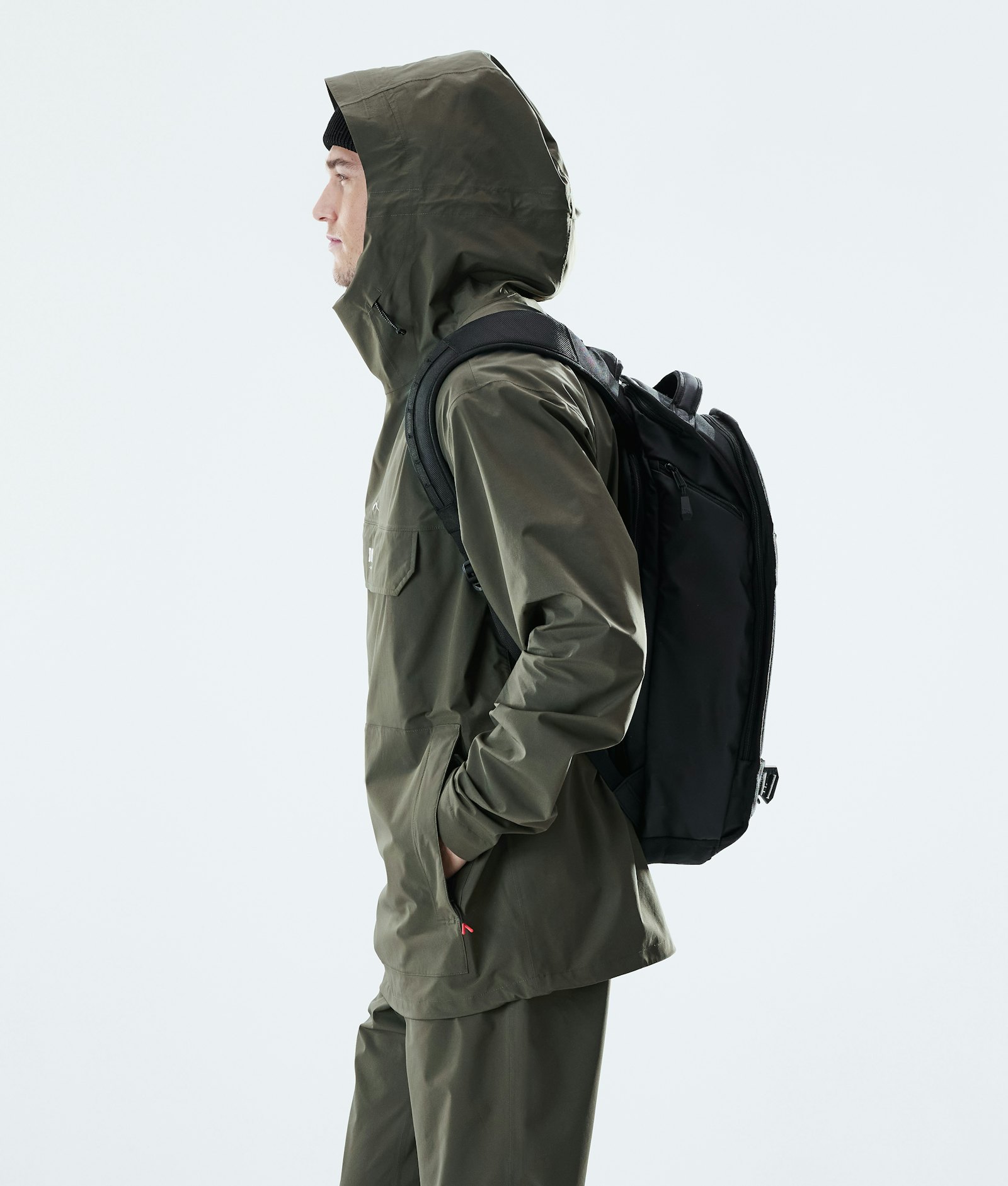 Dope Drizzard Rain Jacket Men Olive Green, Image 6 of 8