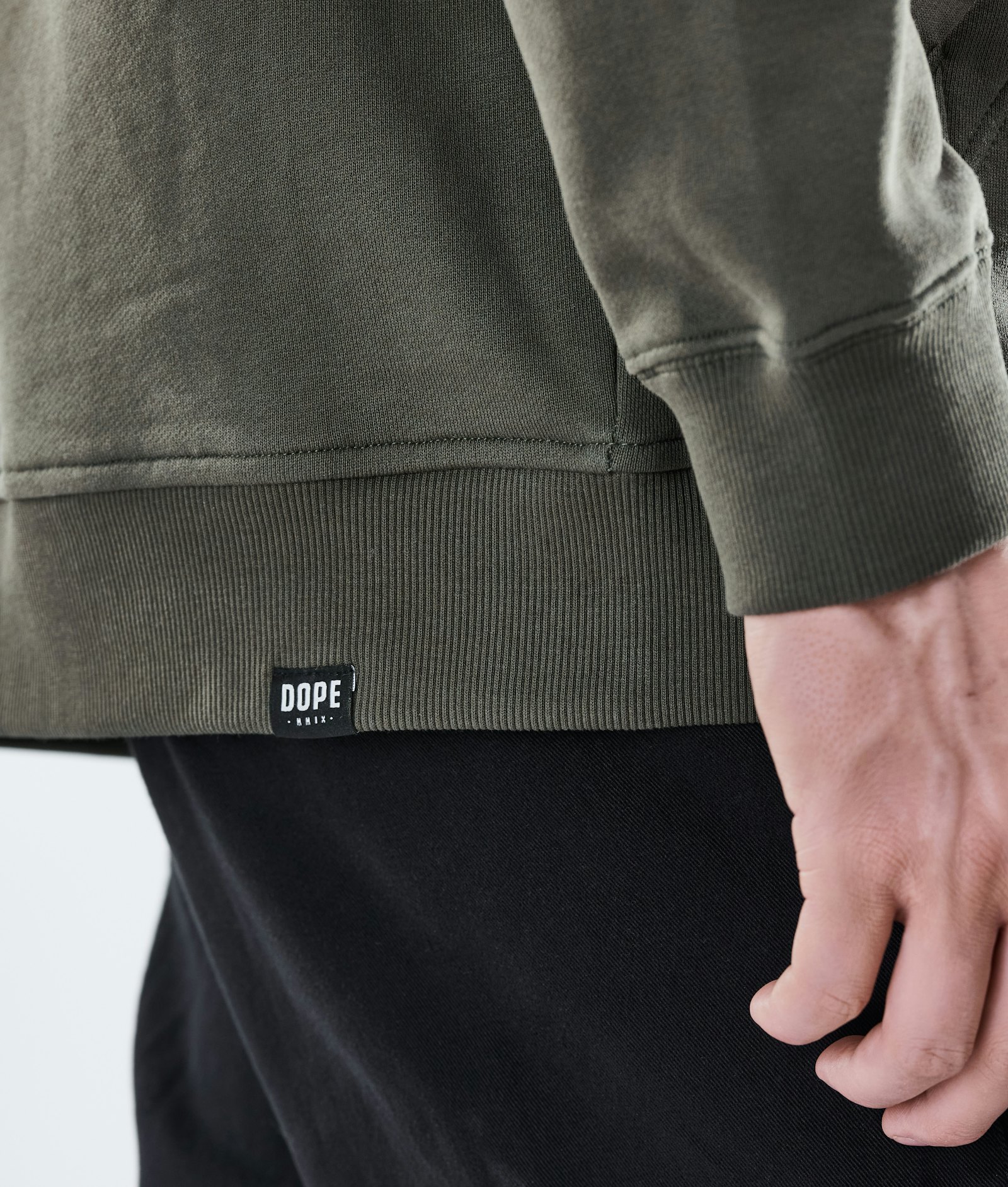 Dope Daily Sudadera con Capucha Hombre 2X-UP Olive Green