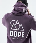 Dope Daily Hoodie Heren Rise Faded Grape