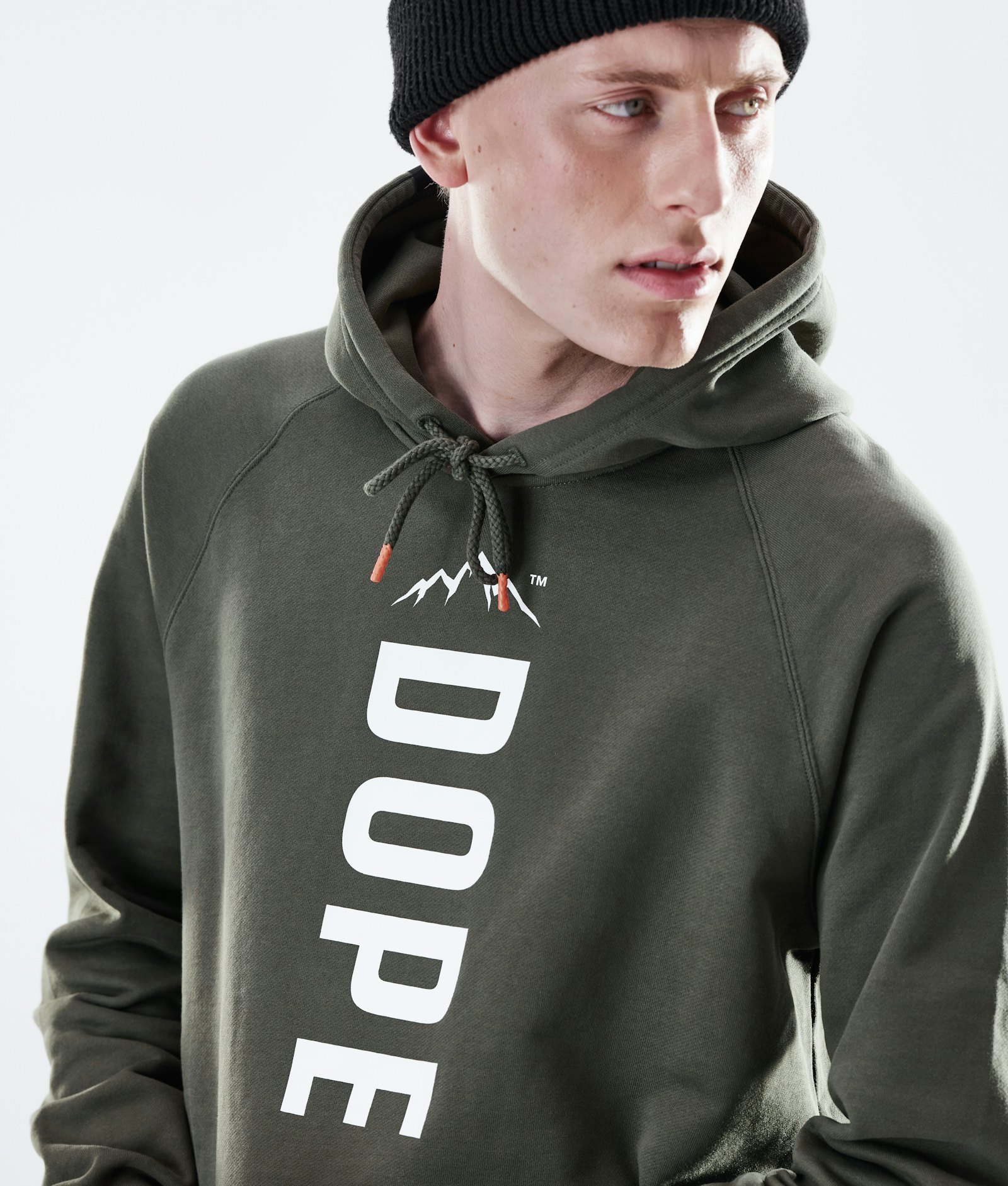 Dope Daily Sweat à capuche Homme Capital Olive Green