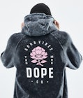 Dope Daily Sudadera con Capucha Hombre Rose Bleached Black