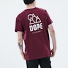 Dope Daily Rise T-Shirt Burgundy