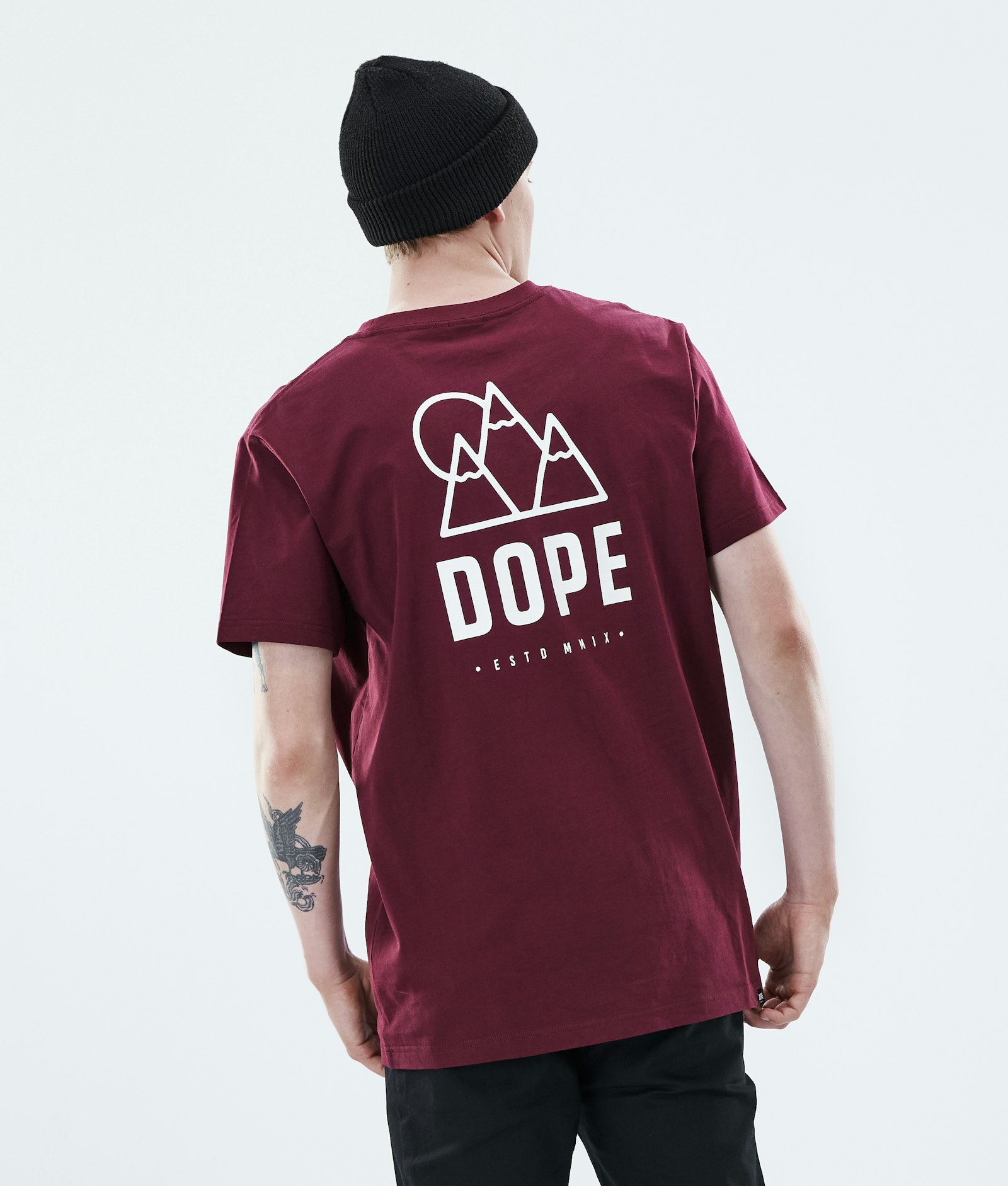 Dope Daily T-shirt Homme Rise Burgundy