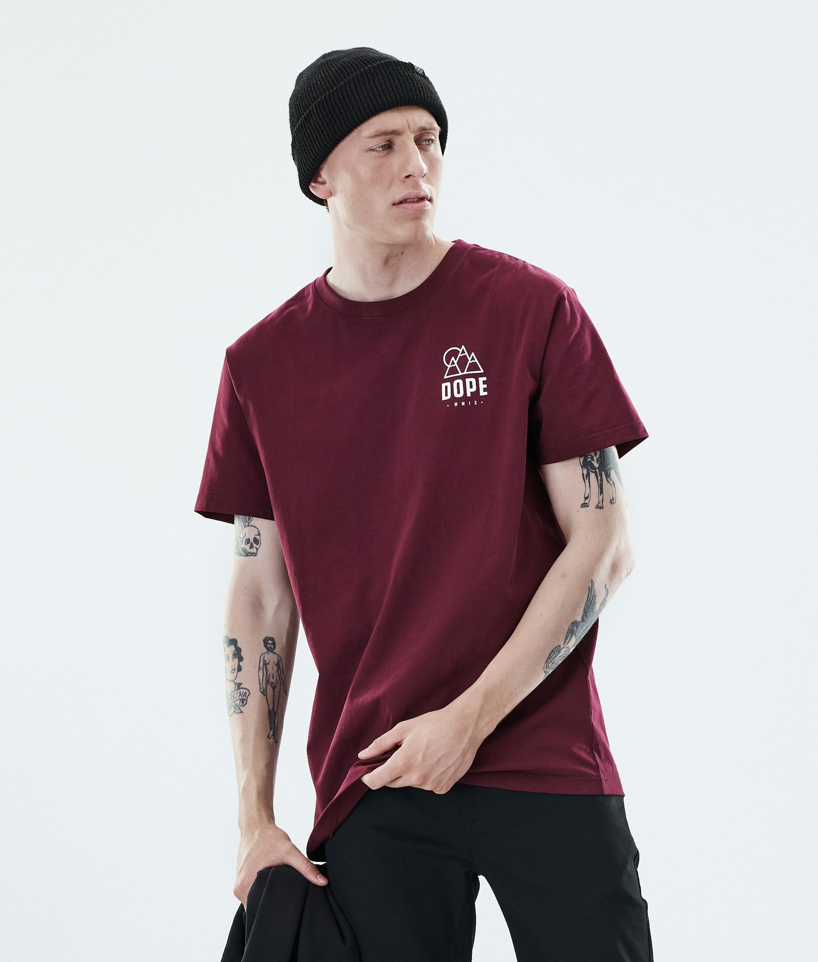 Daily T-shirt Homme Rise Burgundy