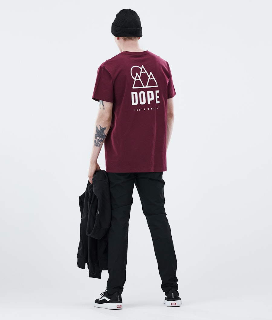 Dope Daily Rise T-shirt Burgundy